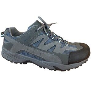 Worx Red Wing Aluminum Safety Toe Work Shoes Sneakers Gray Blue Men's 14W2